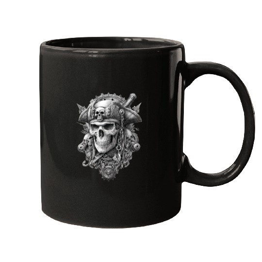 Pirate Skull Mugs