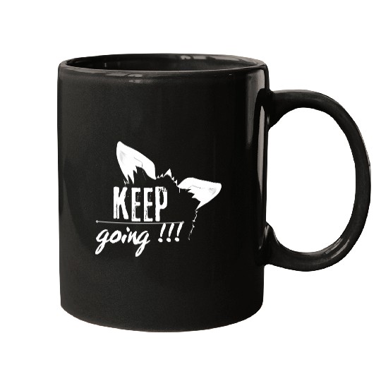 keep going ver2 Mugs