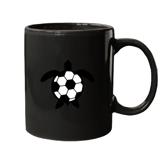 Water turtle soccer sport hobby club fan football Mugs