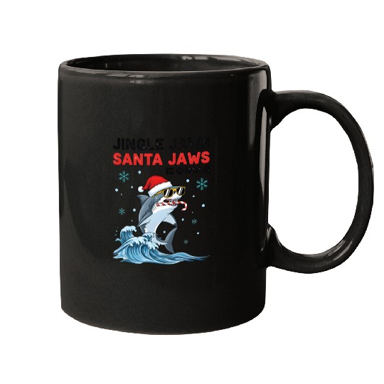 Jingle Jaws – Santa Jaws Is Coming to Town Mugs