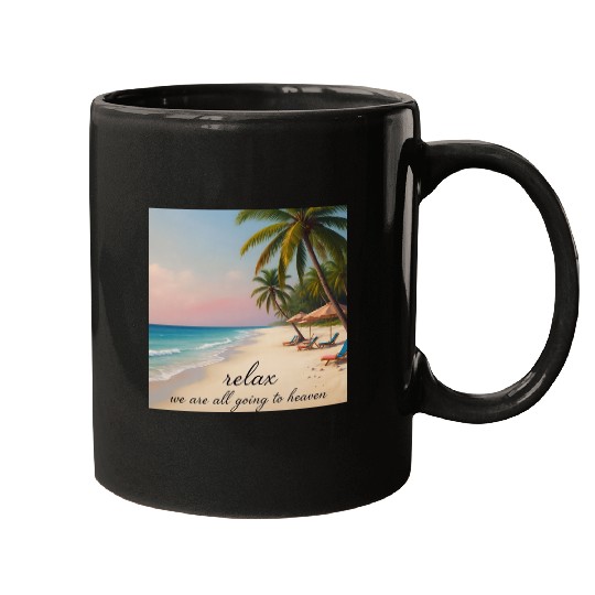 Serene Ocean Sunset Mugs