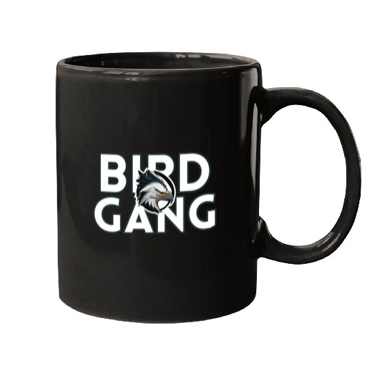 Eagle Head Bird Gang Logo Design Mugs