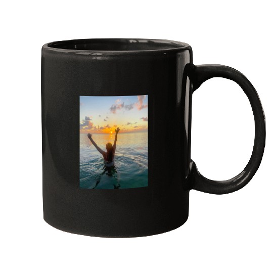Summer sunset  Mugs