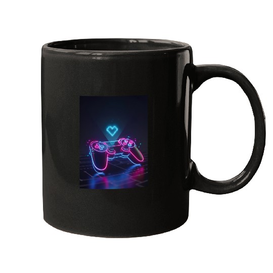 Cyberpunk Gaming Controller Mugs