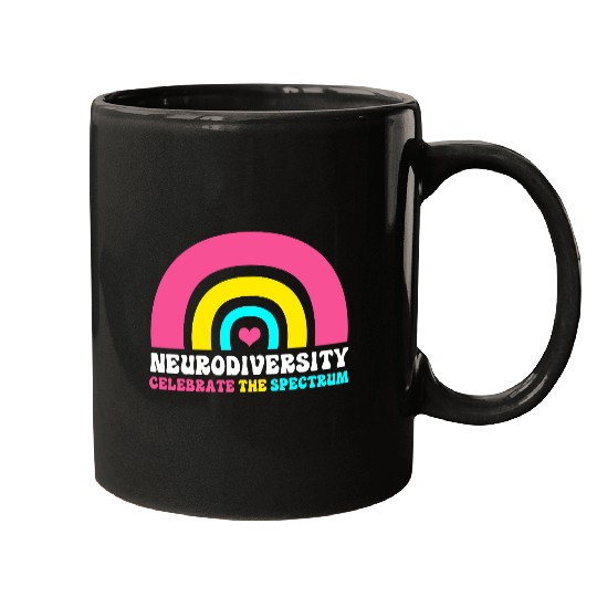 Neurodiversity Autistic Rainbow Adhd Mugs