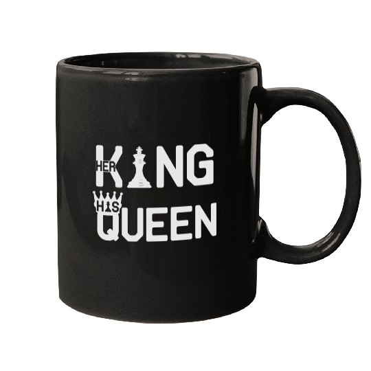 Her King His Queen Chess Motivation Lover Humor Mugs