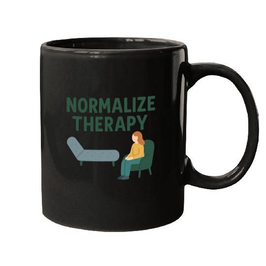 Normalize Therapy Inspirational Design Mugs