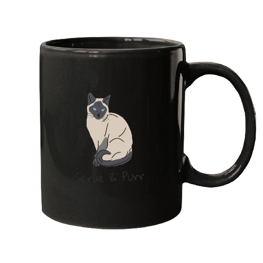 Serve & Purr - Cat Pickleball Mugs