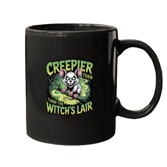 Creeper Mouse in Witch's Lair Design Mugs