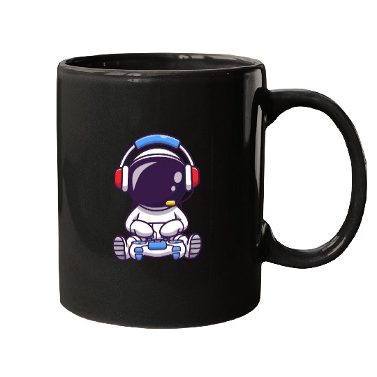 Galactic Gamers Alien Cartoon Design Mugs