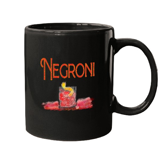 Negroni Cocktail_2 Mugs