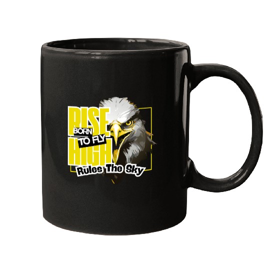 Eagle with Bold Flight Theme Mugs