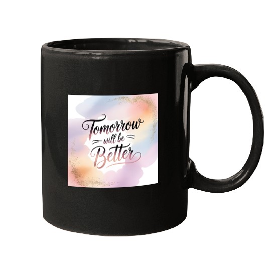 Inspirational Future Hope Hand Lettered Design Mugs