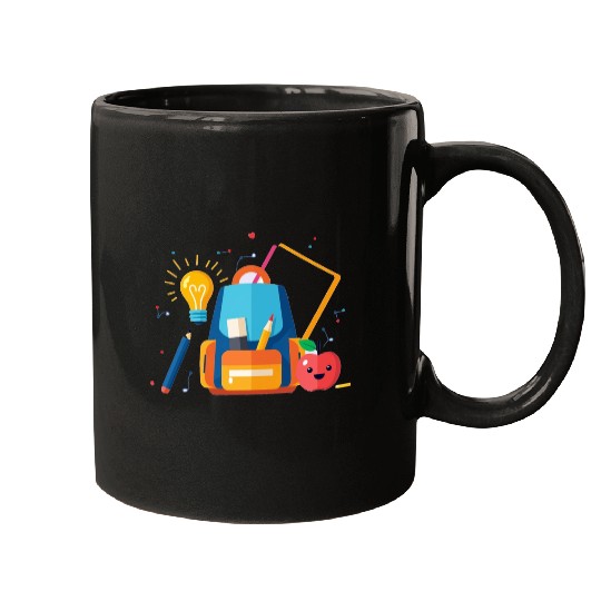 Back-to-School Creative Icons for Students  Mugs