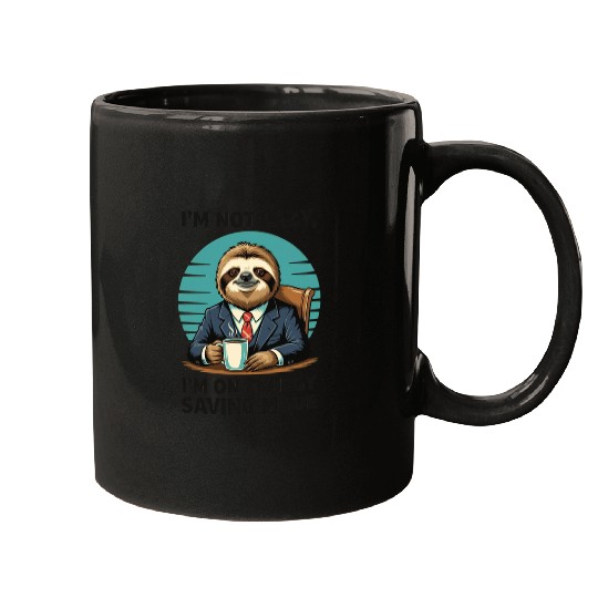 Energy Saving Mode Sloth Mugs