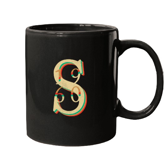 Unique Vintage '1960s' Design Mugs