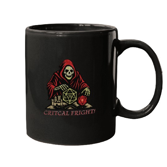 Critical Fright Halloween Nerd Mugs