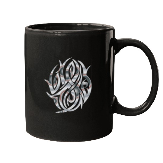 Tribal - Crimson 1 Mugs