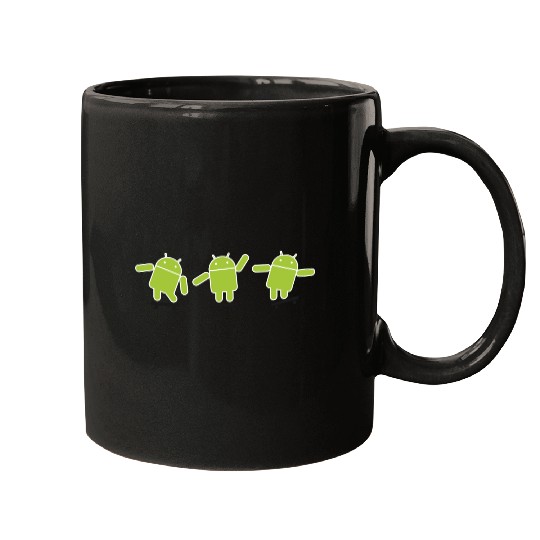 Android Skate Lime Mugs