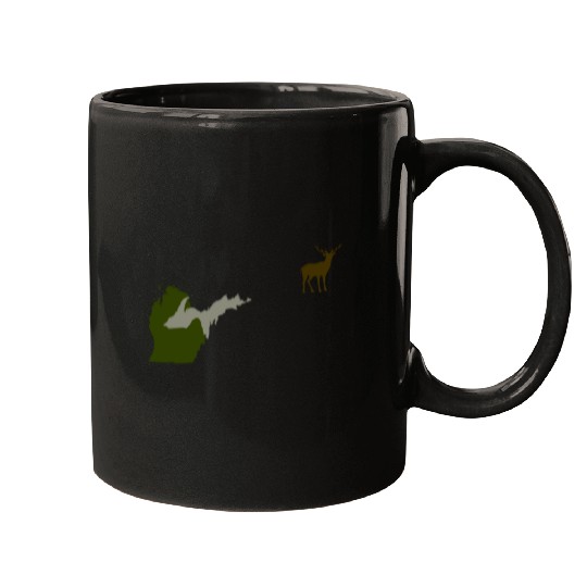 Funny Michigan Yooper Hunting Parody Deer Mugs