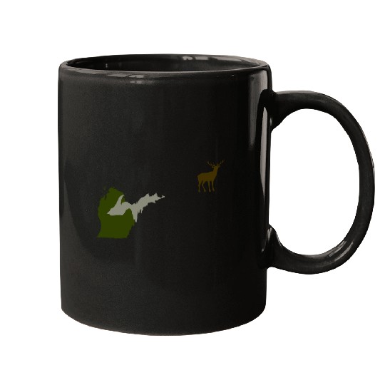 Funny Michigan Yooper Hunting Parody Deer Mugs