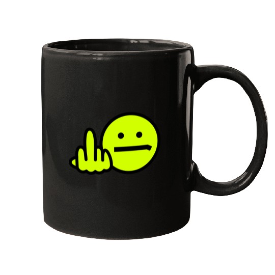 Angry Smiley technical remix Mugs