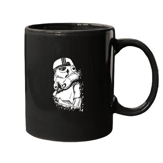 Funny and cool Star Wars Stormtrooper graffiti Mugs