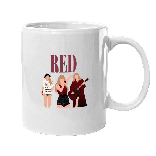 taylorswift red eras tour art Mugs