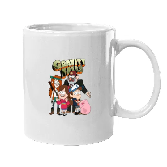 Gravity Falls Family Dynamics Mugs, Disney Gravity Falls 90s Mugs