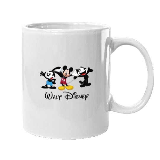 Julius the Cat Oswald the Lucky Rabbit Mickey Mouse Mugs, Disney Trip Mugs