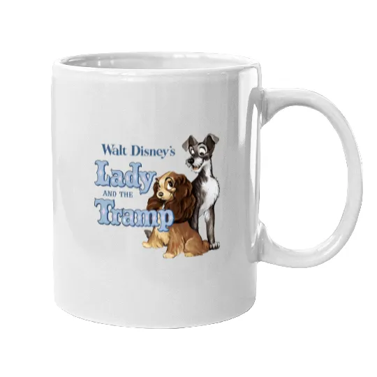Lady and the Tramp Mugs, Disney Lady and the Tramp Retro Mugs