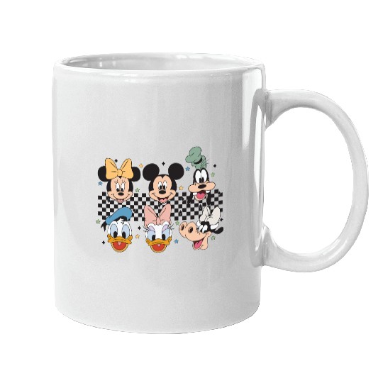 Discover Retro Mickey And Friends Mugs, Disney Mugs, Retro Disney Mugs, Women Disneyworld Mugs, Family Vacation Mugs