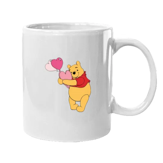 Winnie The Pooh Disney Valentine Mugs, Valentine's Day Mugs, Love Couple Mugs