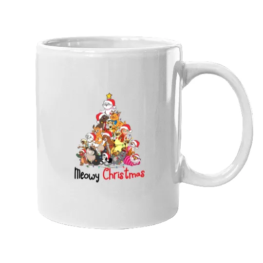 Disney Cat Tigger Marie Cheshire The Aristocats Meowy Christmas Mugs