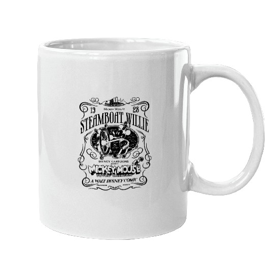Discover Mickey Steamboat Willie Classic 1928 Walt Disney Disneyland 2023 Mugs