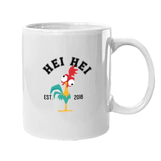 Hei Hei Mugs, Disney Hei Hei Mugs, Disney Rooster Mugs