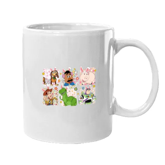 Toy Story Easter Mugs, Disney Toy Story Bunny Ears Mugs