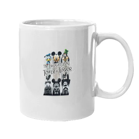 Retro Disney The Twilight Zone Tower Of Terror  Mugs, Tower of Terror Ride Mugs