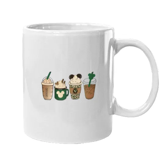 Disney St. Patrick's Coffee Mugs, Mickey Shamrock Mugs, St Patricks Day Disney Trip Mugs