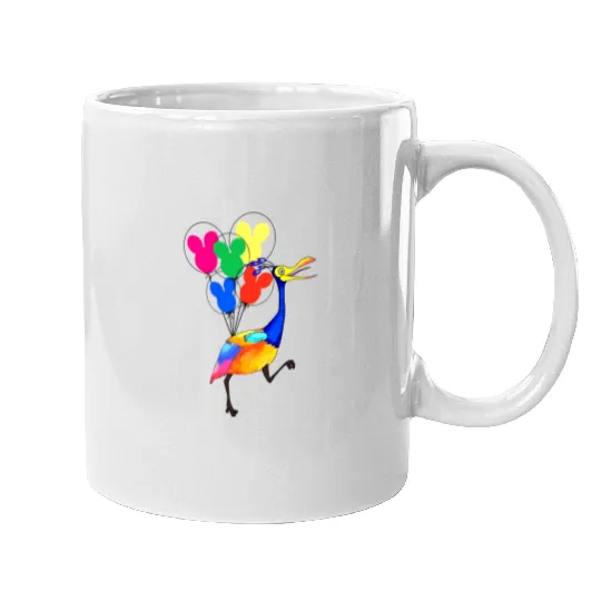 Disney Up Mugs, Kevin Up Mugs, Up Balloon Mugs, Disney Balloon Mugs