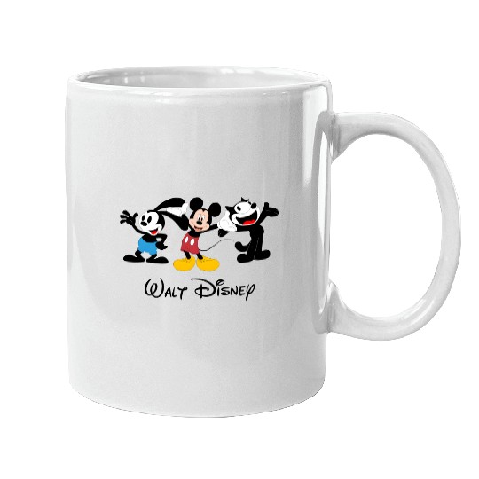 Julius the Cat Oswald the Lucky Rabbit Mickey Mouse Mugs, Disney Trip Mugs