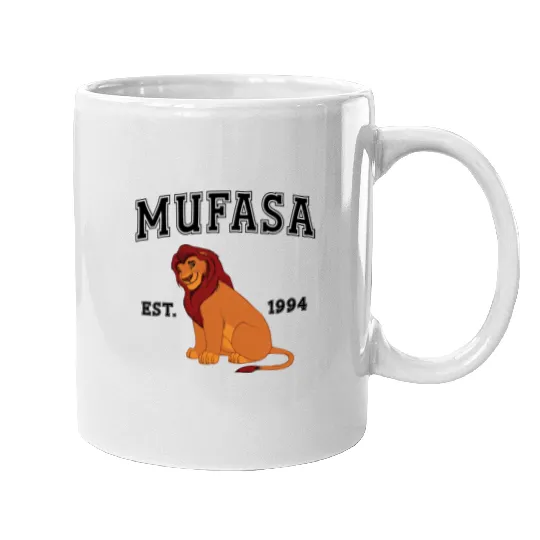 Retro Disney Lion King Mufasa Mugs, WDW Magic