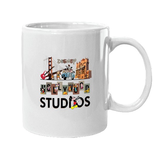 Hollywood Studios Mugs, Disney Family Vacation, Vintage Disney Hollywood Studios Mugs