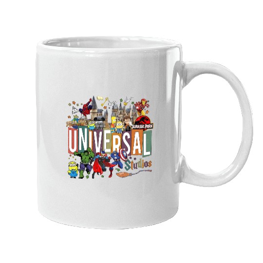 Disney Universal Studios  Mugs, Disney Trip Family Mugs, Universal Studio Trip Mugs, Disneyworld Mugs