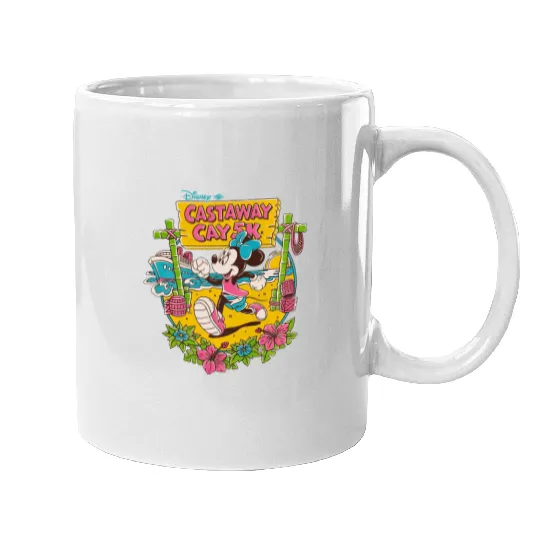 Disney Cruise Castaway Cay Mugs, Minnie Castaway Cay Mugs