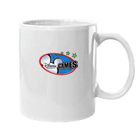 Disney Channel Games Logo Mugs, Mickey Disney Gamer Mugs, Disneyland Epcot Mugs, Gamer Kids Mugs