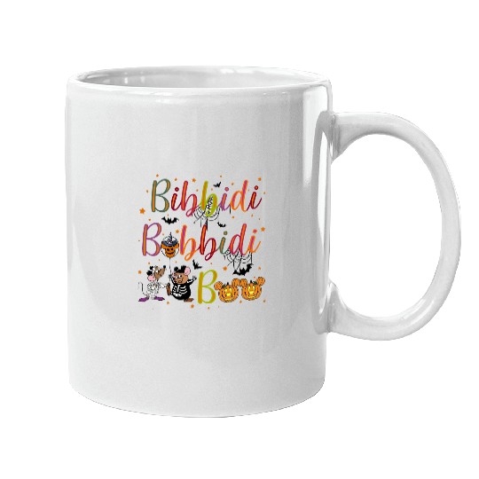 Retro Bibbidi Bobbidi Boo Halloween Mugs, Jaq And Gus Mugs,Halloween Pumpkin Mugs, Disney Cinde Mugs