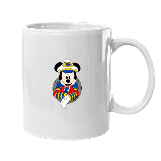 Mickey Mouse  Cruise Captain Mugs, Disney Cruise Trip Mugs