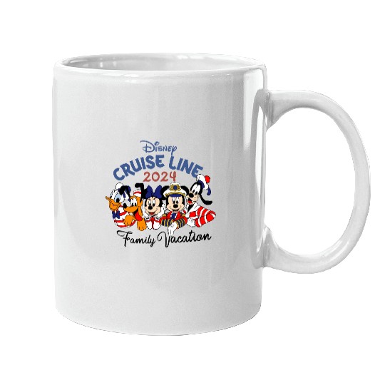 Custom Disney Cruise Mugs, 2024 Disney Cruise Family Mugs