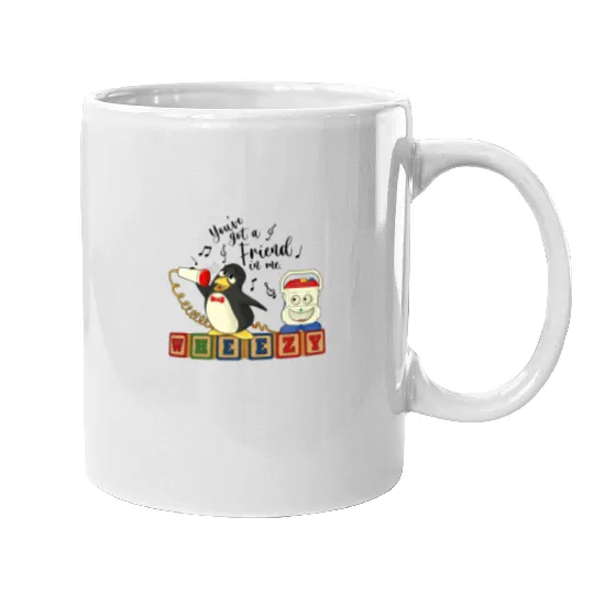 Disney Toy Story Penguin Wheezy Sing Mugs, You've Got A Friend In Me Mugs
